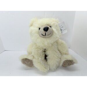 Purr-Fection Baby Flo White Polar Bear 1988 By MJC 18” Laying Plush Bear Toy